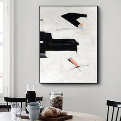 Brown Abstract Hand Painted Textured Painting Wabi Sabi Wall Art Gray Brown Minimalist Textured Canvas Boho Medieval Wall Decor