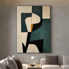 Colorful Abstract Block Hand-Painted Oil Painting On Canvas Geometric Large Wall Art for Living Room Acrylic Handmade Wall Art