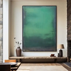 Brown Abstract Hand Painted Textured Painting Wabi Sabi Wall Art Gray Brown Minimalist Textured Canvas Boho Medieval Wall Decor