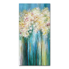 Arthyx Handmade Thick Texture Abstract City Landscape Oil Paintings On Canvas,Modern Wall Art,Picture For Living Room,Home Decor