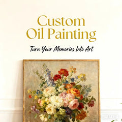 Custom Made Oil Painting reproduction on linen canvas, 100% handmade quality, portrait painting