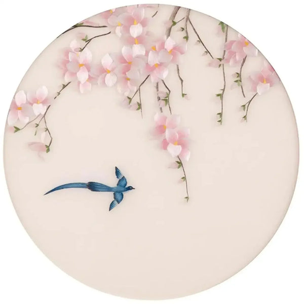 D-handmade Embroidered magnolia flower decorative hanging painting