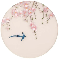 D-handmade Embroidered magnolia flower decorative hanging painting