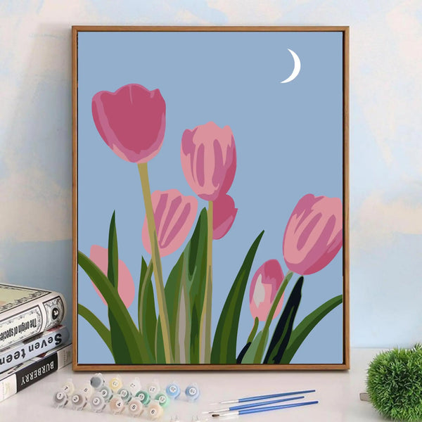 5708091 Y Digital oil painting living room decorative painting sofa background wall hanging painting