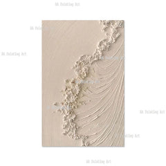 100% Handmade Abstract 3D Thick Paints Oil Painting Canvas Art Modern Luxury Murals Art Hotel Showpieces Artwork For Home Show