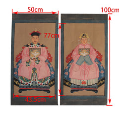 Hand Painted Ancestor Paintings on Canvas Fabric, Wall Decoration