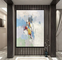 Brown Abstract Hand Painted Textured Painting Wabi Sabi Wall Art Gray Brown Minimalist Textured Canvas Boho Medieval Wall Decor